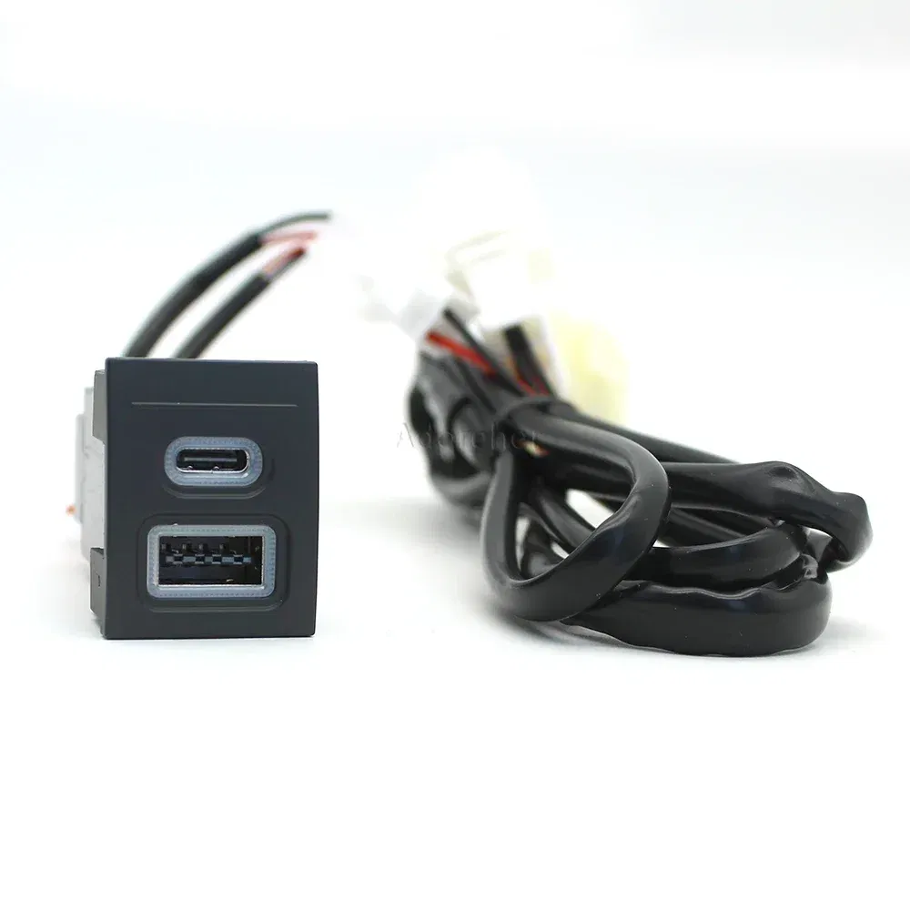 Fast Charger Car QC3.0 USB Type-c Interface Adapter Modified Charging Interface Socket for VW POLO 2004-2011 Accessories