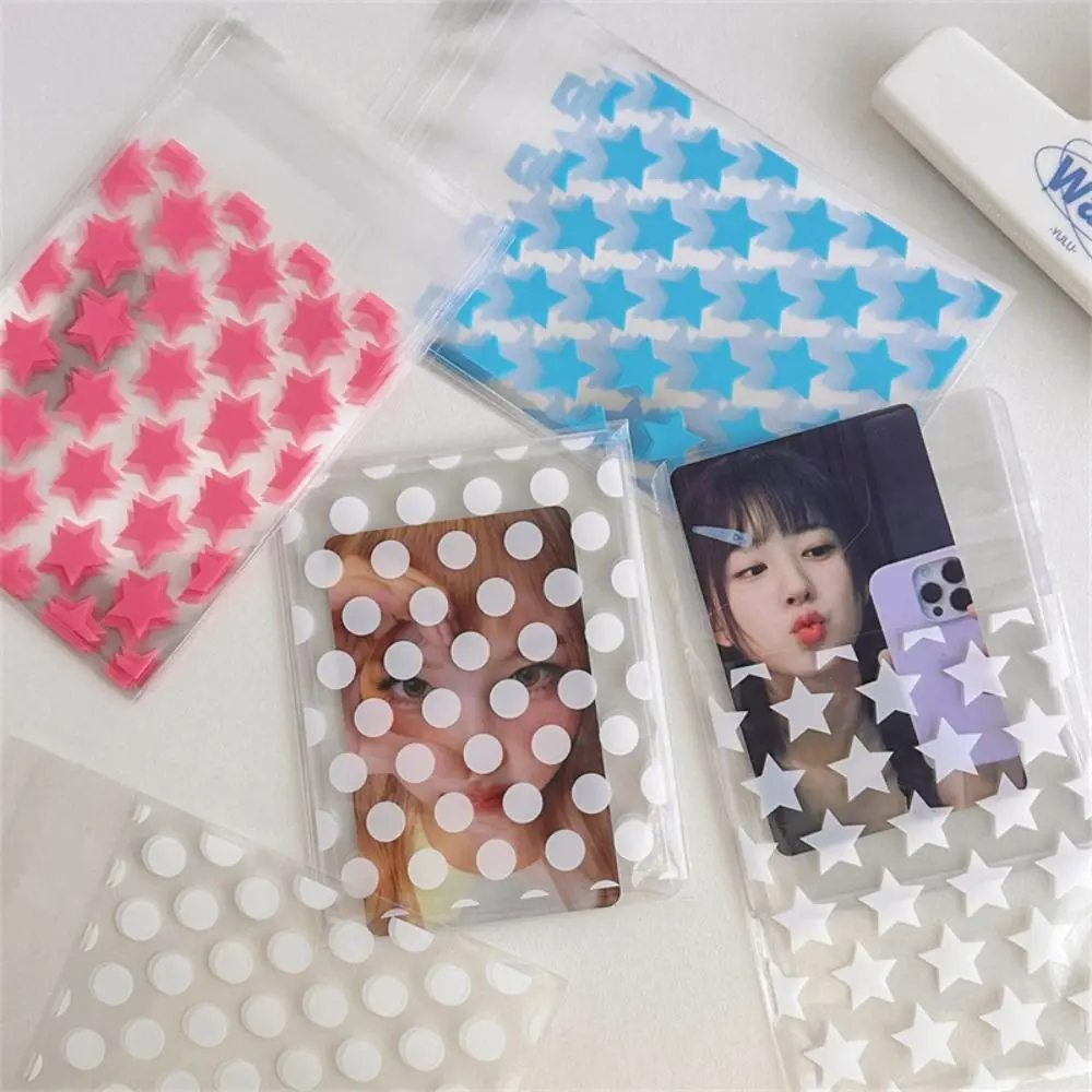 Color: light green, Gift Box Size: 5x5x5cm - 50 PCS 10x8cm Gift Packaging Bags Waterproof Idol Card Peripheral Storage Gift Pouch Creative Star Jewelry Self-adhesive Bag