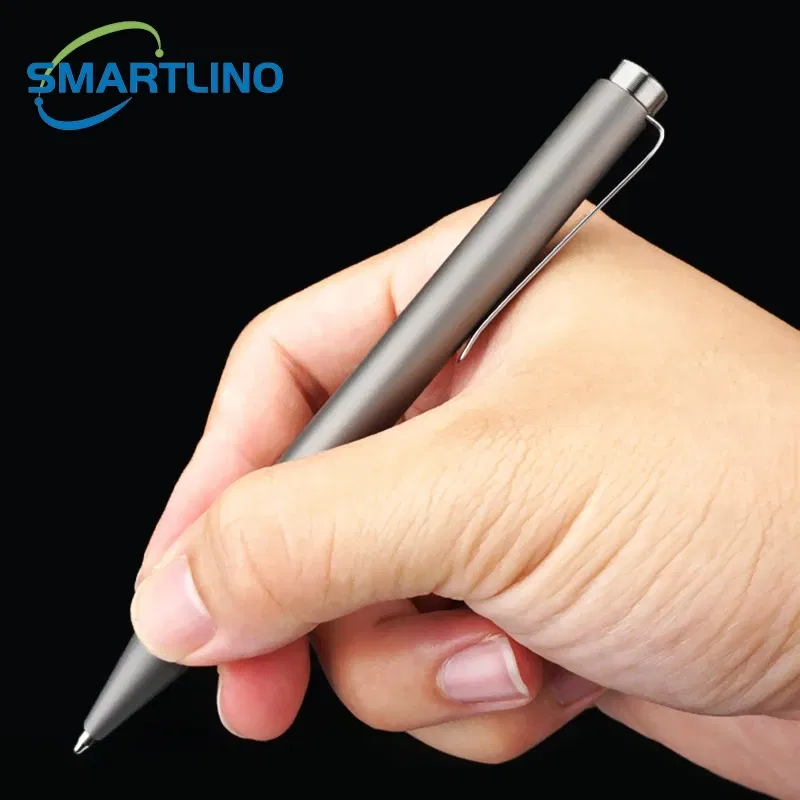 Color: Army Green - High Quality Titanium Tactical Bolt Action Ballpoint Pen Self Defense EDC Writing Tools for Outdoor Traveling Office Gift