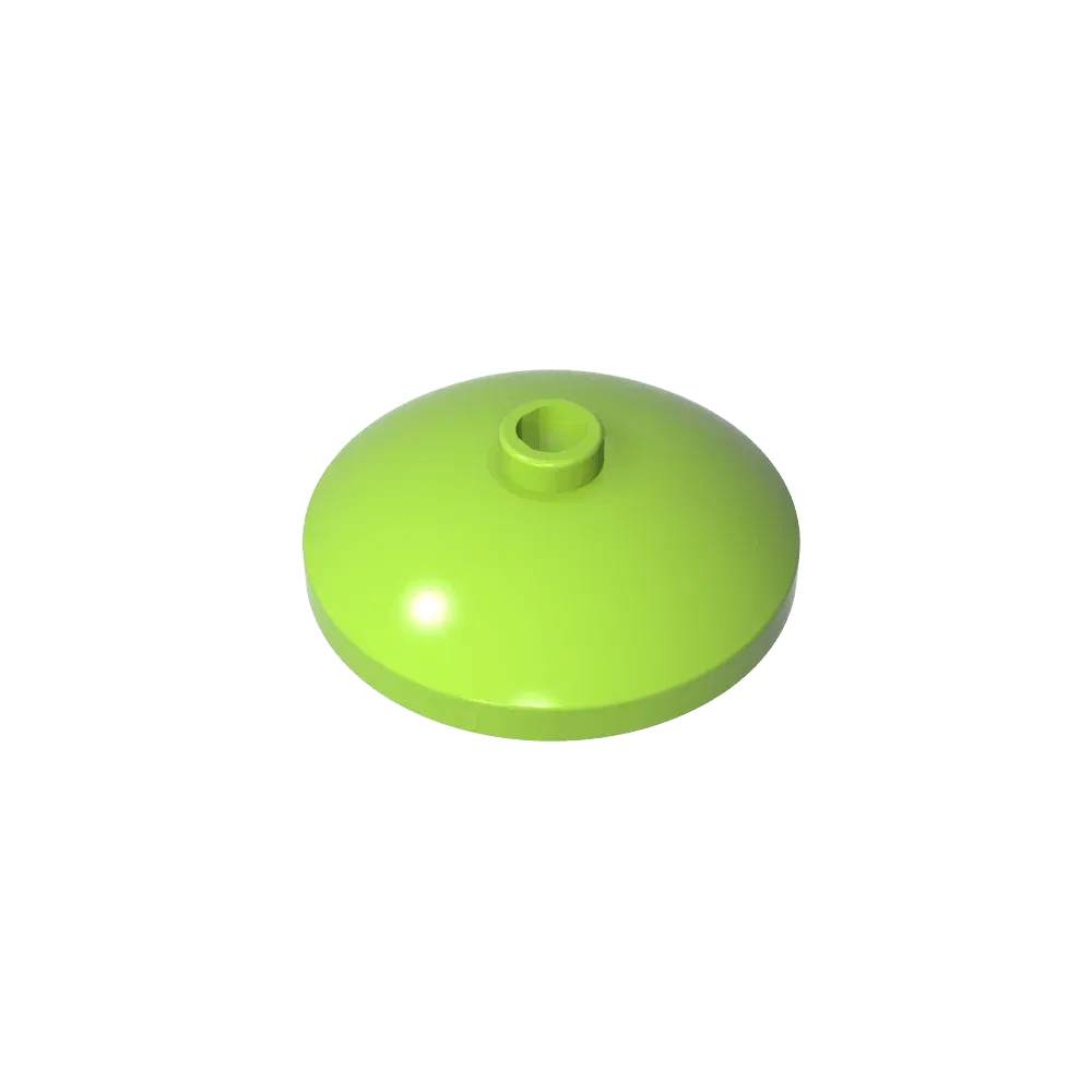 Color: army green - Gobricks GDS-978 Dish 3 x 3 Inverted (Radar) compatible with lego 43898 35268 DIY Educational Building Blocks Technical