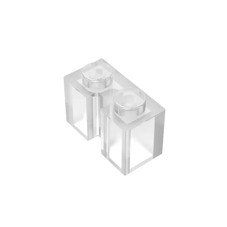 Color: Red - Gobricks GDS-798 BRICK 1X2 W. GROOVE compatible with lego 4216 children's DIY Educational Building Blocks Technical