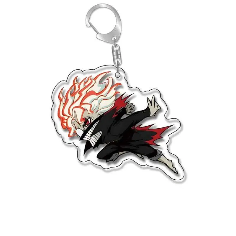 Color: Pink - Anime Dandadan Momocute Cartoon Key Ring Keychain Jewelry Girl Pendant Fashion Children Gift Accessories Bag Charms Acrylic