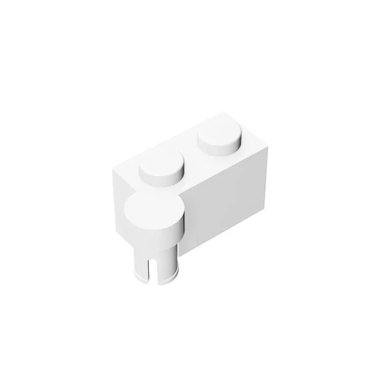 Color: Silver - Gobricks GDS-810 HINGE 1X2 UPPER PART compatible with lego 3830 children's DIY Educational Building Blocks Technical