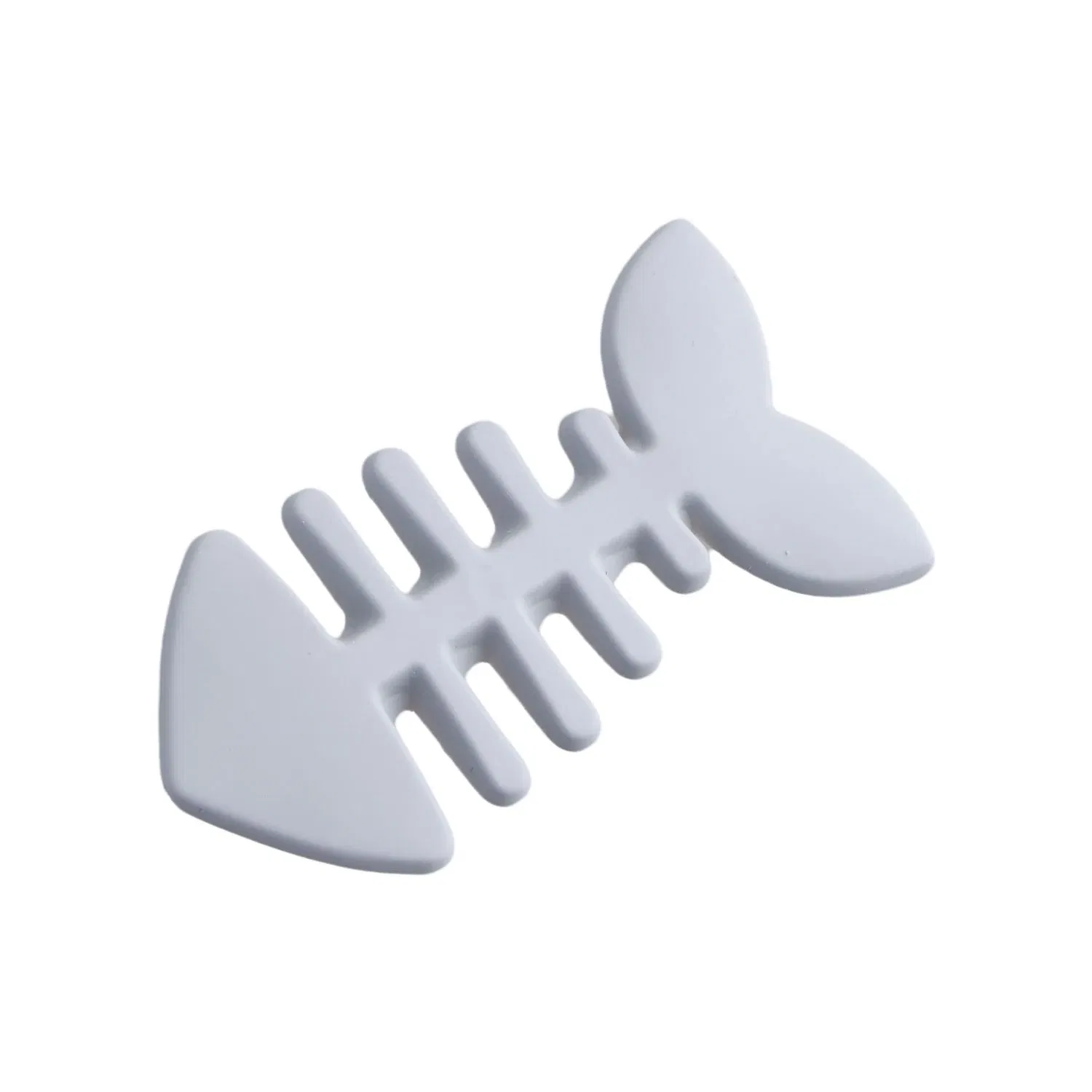 Color: GRAY - Simple Milk Tea Color Fishbone Hairpin Girl Cute Bangs Barrettes Sweet Side Hairgrips Temperament Duckbill Clip Hair Accessories