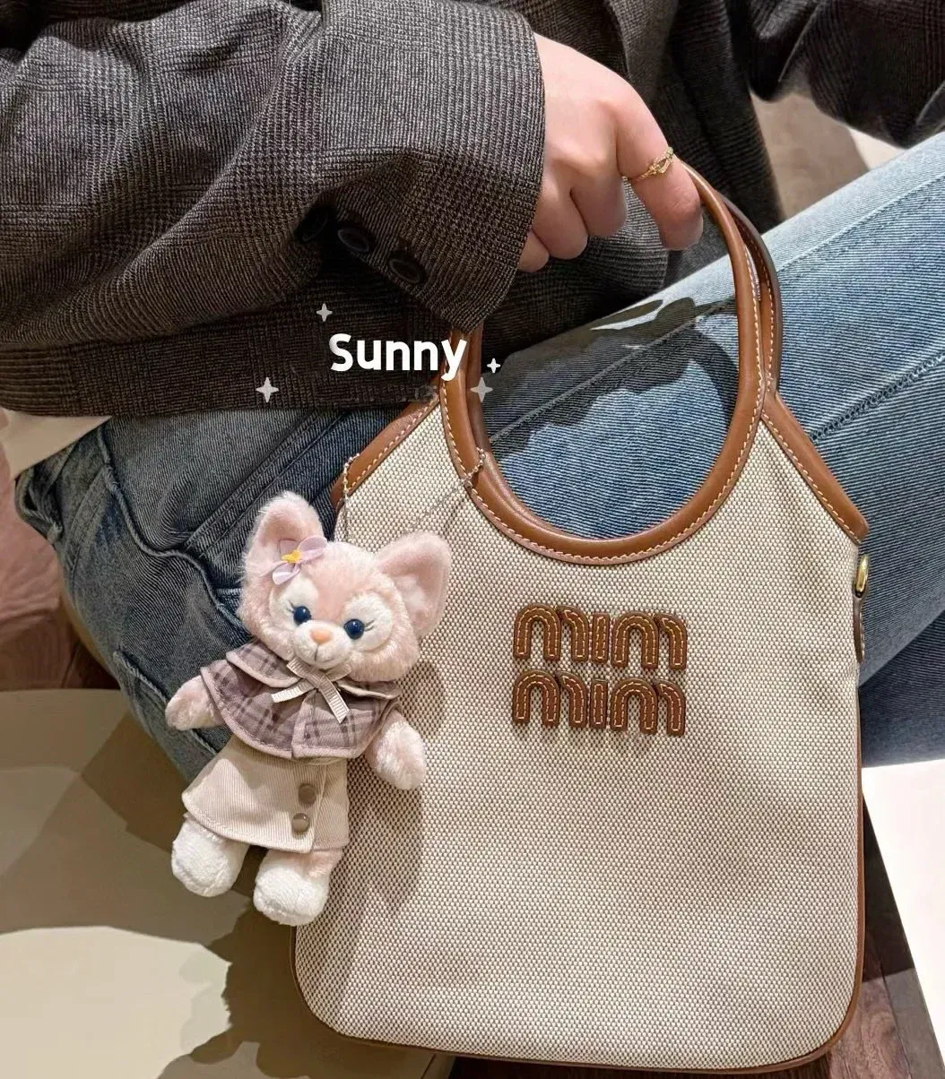 Color: WHITE - Retro Hobo Thousand Bird Grid Mini Underarm Bag, Mao Ni Large Capacity Shoulder Cross Carrying Tote Bag