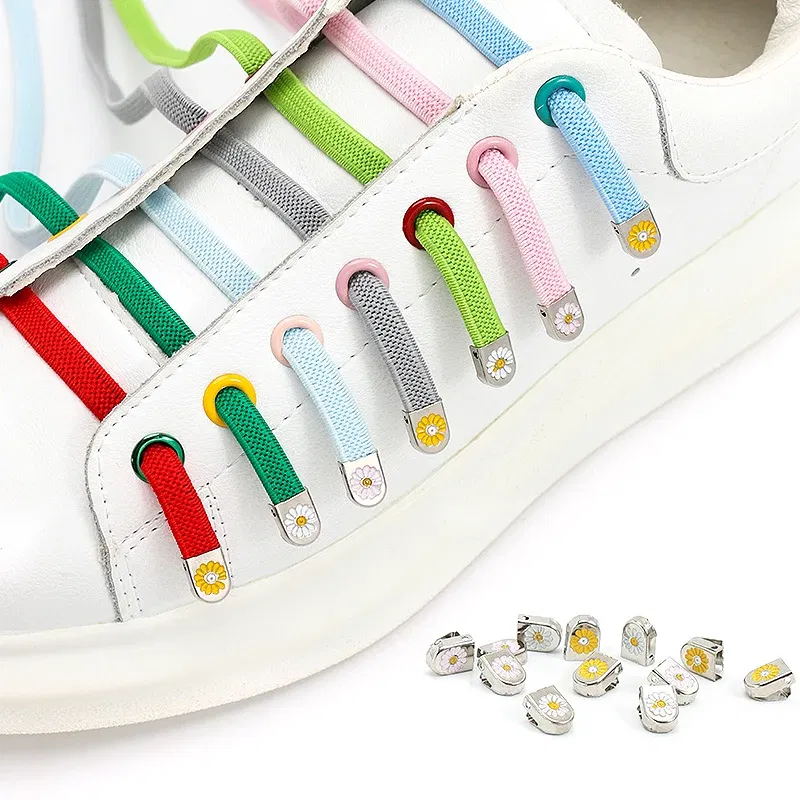 Color: champagne, Ships From: CHINA - No Tie Shoelace Buckle Shoelaces Metal Buckle for Men Women Kids Sneakers Aluminum Capsules Lock Kits Shoe Laces Accessories 4ps