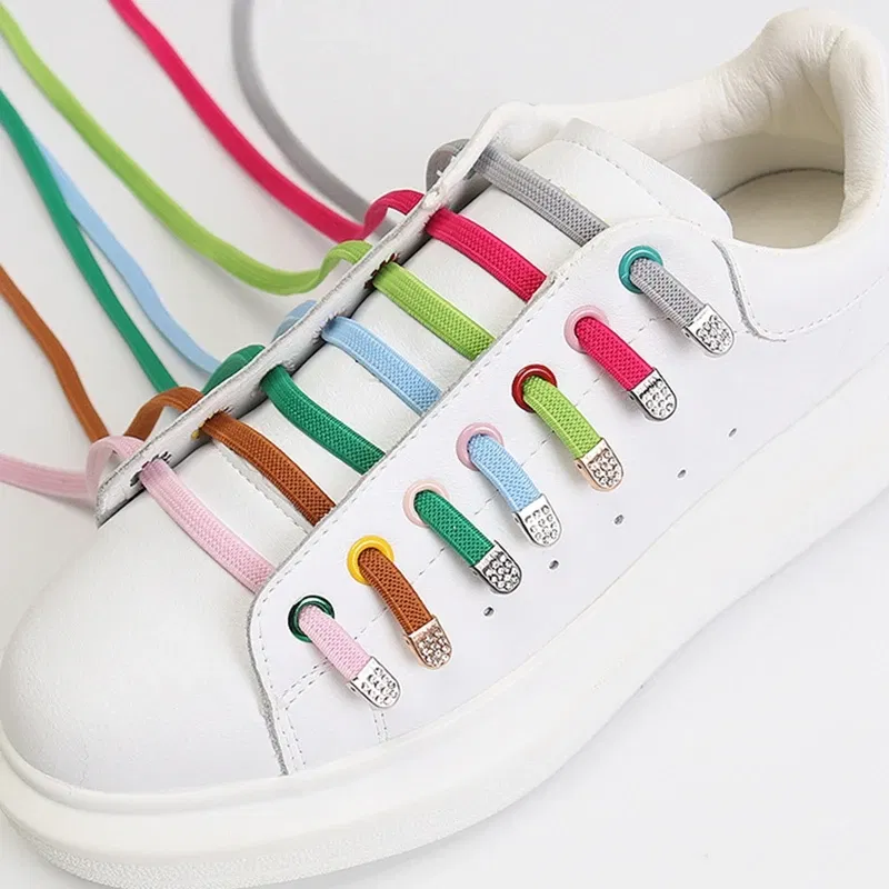 Color: champagne, Ships From: CHINA - No Tie Shoelace Buckle Shoelaces Metal Buckle for Men Women Kids Sneakers Aluminum Capsules Lock Kits Shoe Laces Accessories 4ps