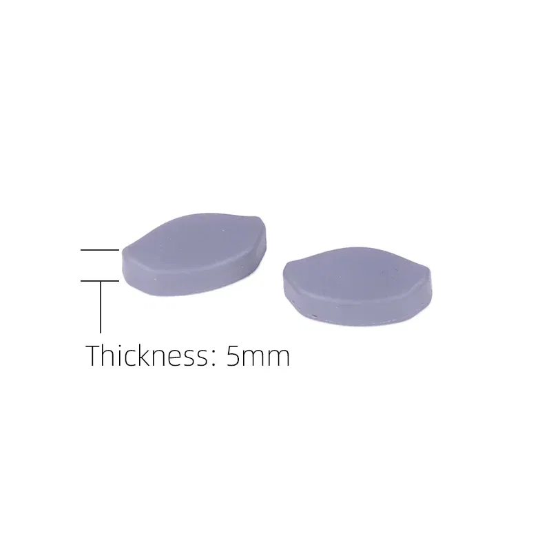 Color: Light Grey - Erdem Nose Pads for Oakley OX3238 OX8176 8160 OO9242 OO9434 OO9445 OO9474 OO9280 OO9284 9288 Sunglasses Glasses Non-slip Rubber