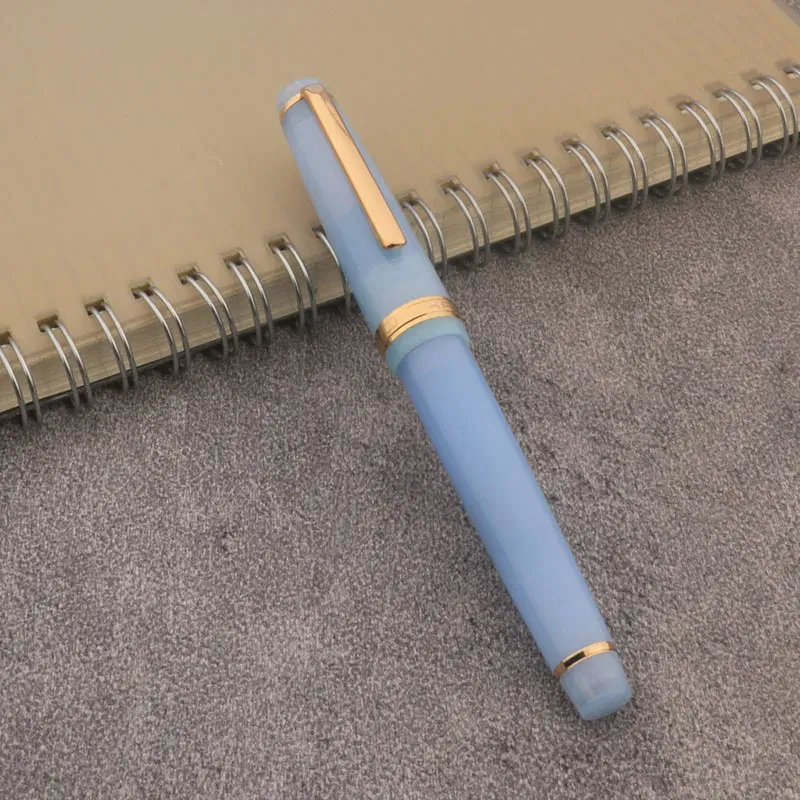 Color: green - JinHao 82 Fountain Pen Color match Dip in water Glass Nib Stationery Office School Supplies Ink Pens