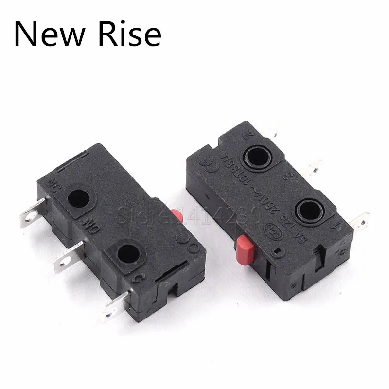 10Pcs Without Handle Limit Switch 3Pin NO/NC 5A 125V 250VAC Micro Switch / Mouse Switch