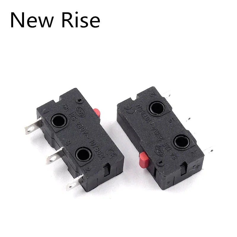 10Pcs Without Handle Limit Switch 3Pin NO/NC 5A 125V 250VAC Micro Switch / Mouse Switch