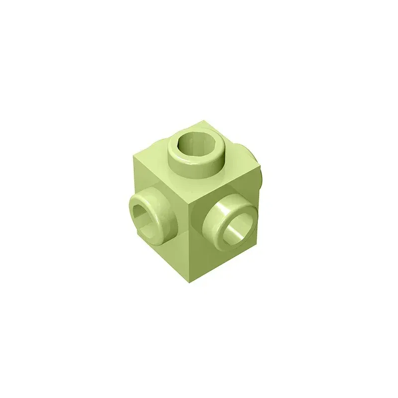 Color: Dark Grey - Gobricks GDS-650 BRICK 1X1 W. 4 KNOBS compatible with lego 4733 children's DIY Educational Building Blocks Technical