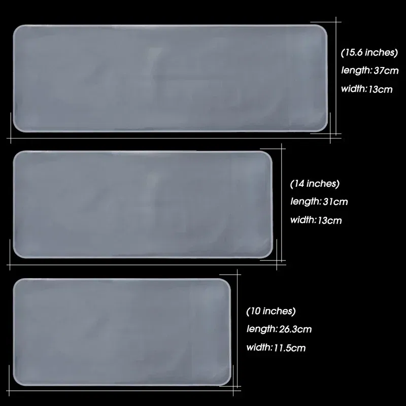 Color: Blue - Universal Waterproof Laptop Keyboard Covers Silicone Protective Film 10/14/15.6 Inch Transparent Films for MacBook Notebook