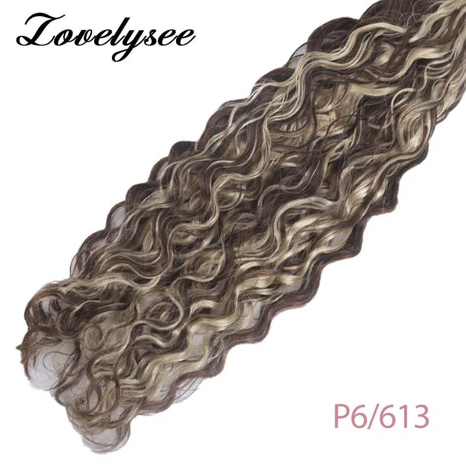 Color: P6/27, Length: 20 INCHES, Items per Package: 20 pcs - Water Wave Tape in Human Hair Extensions 2g/pcs Dark Brown Real Human Hair Adhesive Invisible Keratin Hair Extensions for Women