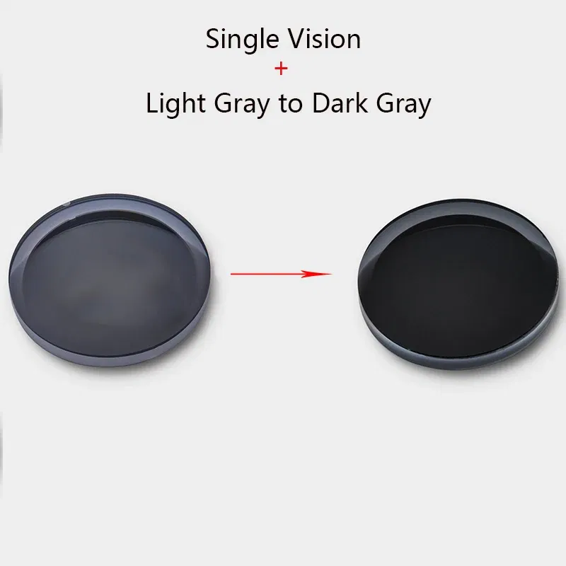 Lenses Color: black, Lens Index: 1.67 - 2 PCs 1.56 1.61 1.67 Photochromic Polarized Prescription Glasses Lenses Myopia Progressive Sunglasses Lens Anti-reflection/glare