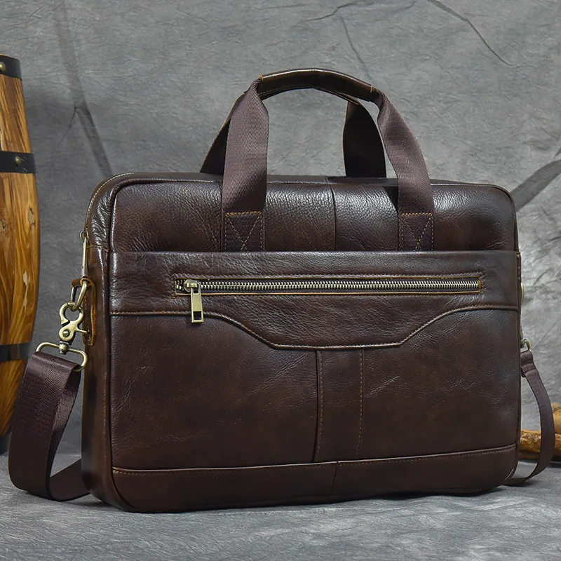Color: SKY BLUE, Ships From: CHINA - Newsbirds Leather Men Briefcase Doctor Layer Business Man Laptop Bag 15 6 inches Genuine Leather Computer Bags Men Male Tote Bag