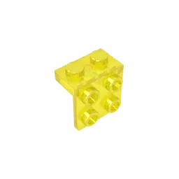 Color: Burgundy - MOC PARTS GDS-641 ANGLE PLATE 1X2 / 2X2 compatible with lego 44728 21712 92411 children's toys Assembles Building Blocks