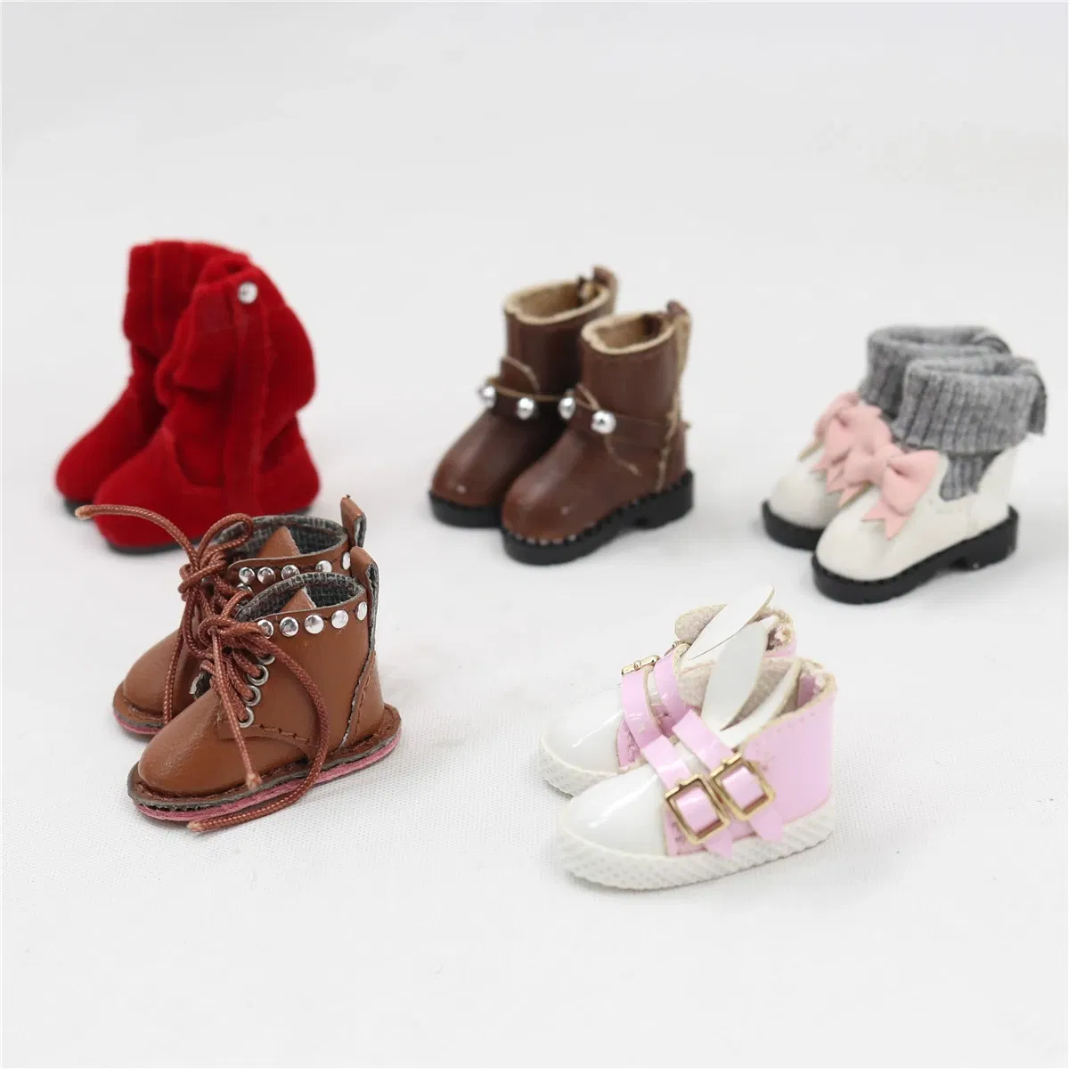 Color: plum - ICY DBS Blyth doll licca bjd azone joint body toys shoes fashion boots
