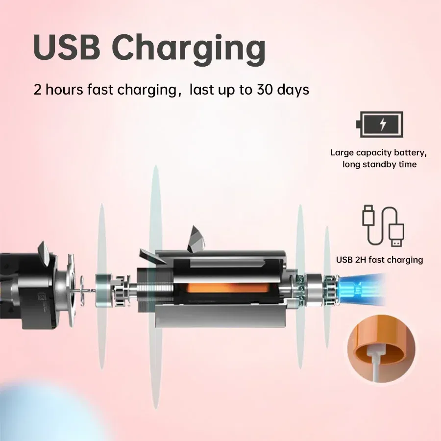 Color: MULTI - Sonic Electric Toothbrush Oral Care Whitening Tooth Brush Rechargeable Automatic Adult IPX7 Waterproof Powerful Smart Toothbrush