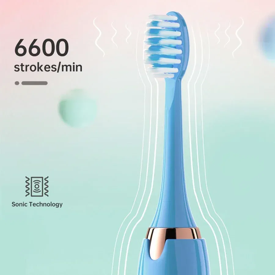 Color: MULTI - Sonic Electric Toothbrush Oral Care Whitening Tooth Brush Rechargeable Automatic Adult IPX7 Waterproof Powerful Smart Toothbrush