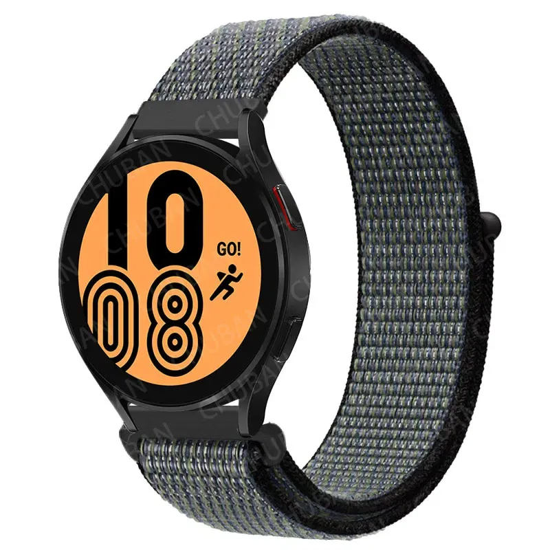 Band Color: silver, Band Width: 22mm - 20mm/22mm nylon Band