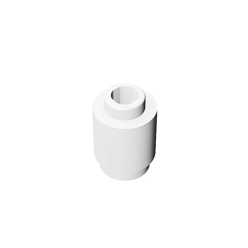 Color: Orange - 50PCS 3062b 30068 35390 3062 Accessories 1x1 Cylindrical Brick DIY Buildings? Blocks Educational Toys City Toy