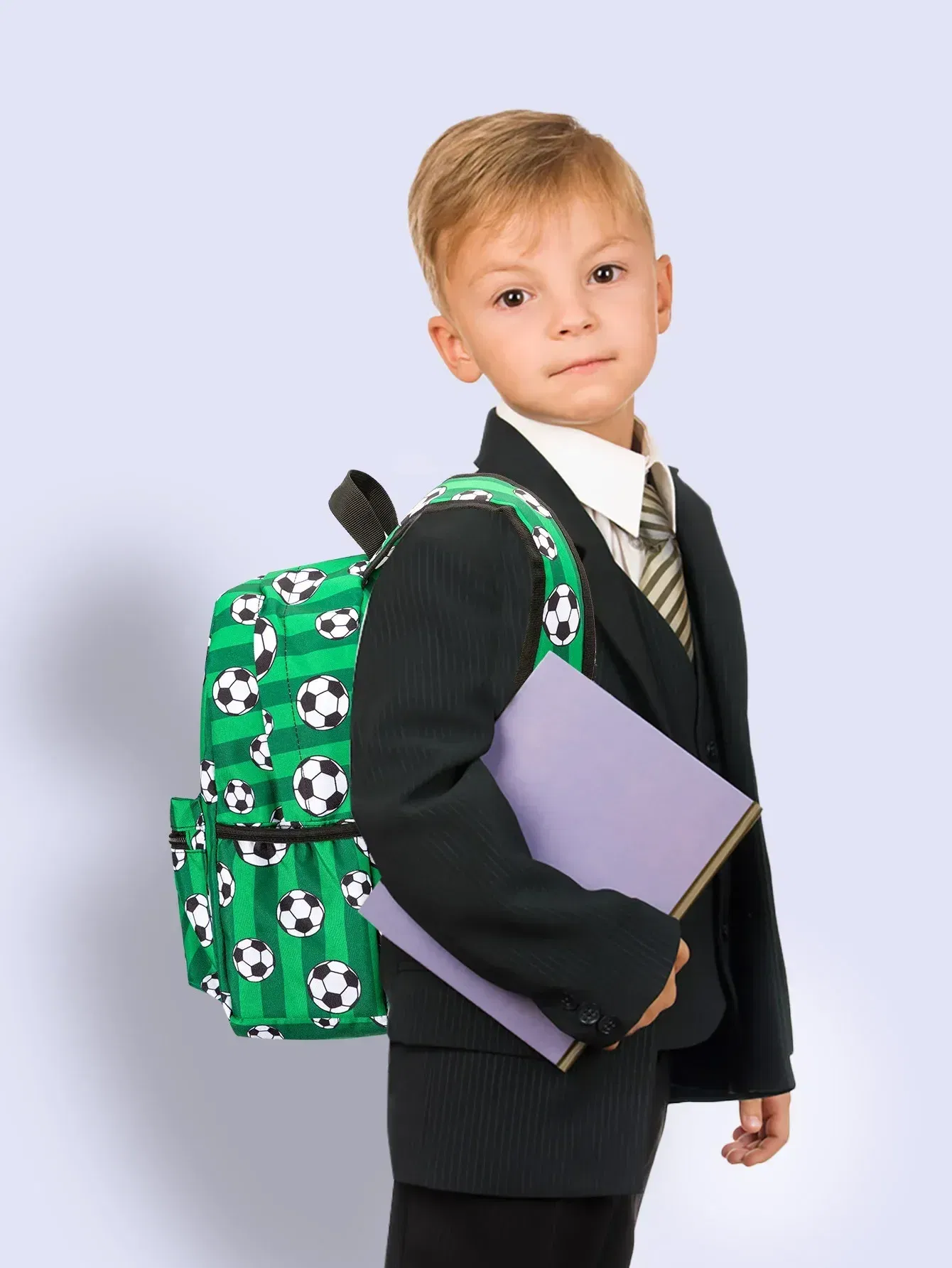 Color: Gold, Size: 13 inches - Casual Kids Backpack Dinosaur School Bag Travel Rucksack Cartoon Kids Boy Girls Schoolbag Student Bookbag Children Daypack Bag