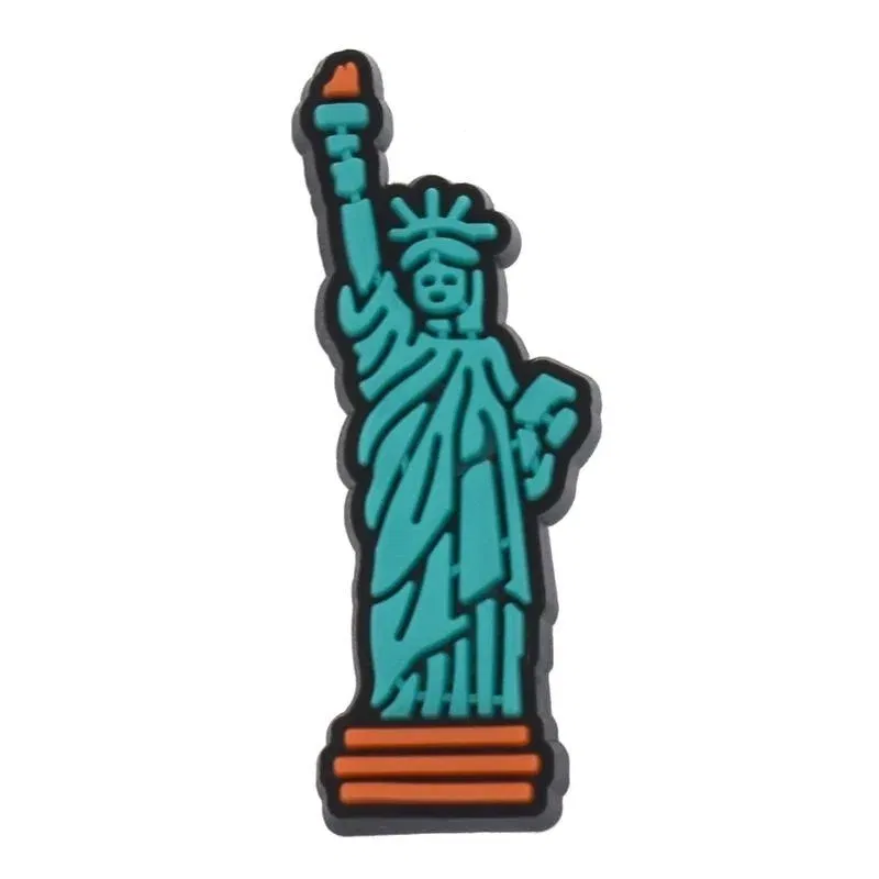Color: GRAY, Ships From: CHINA - Cute Word Shoe Charms Anti Club Rockin Croccin Heart Hella Hyphy Golden State Peace Sad Black Buckle Accessories