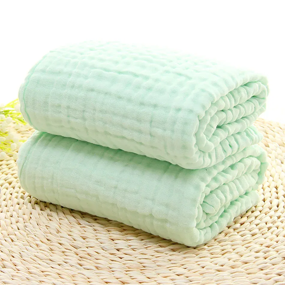 Color: black, Size: Option 1 - Cotton Muslin 6 Layer Baby Blankets Soft Thickened Warmth and Breathable Cozy Ideal for Swaddling and Air Conditioning Rooms Use