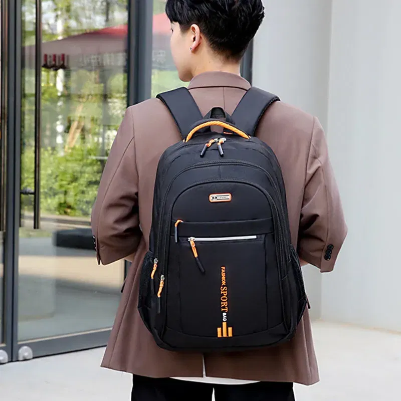 Color: SKY BLUE - 2025 New Large Capacity Oxford Cloth Leisure Travel Backpack College Students Backpack Fashion Business Laptop Backpack