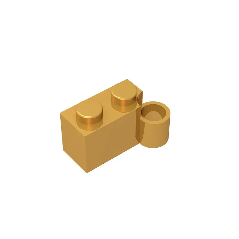 Color: DEEP BLUE - Gobricks GDS-809 HINGE 1X2 LOWER PART compatible with lego 3831 children's DIY Educational Building Blocks Technical