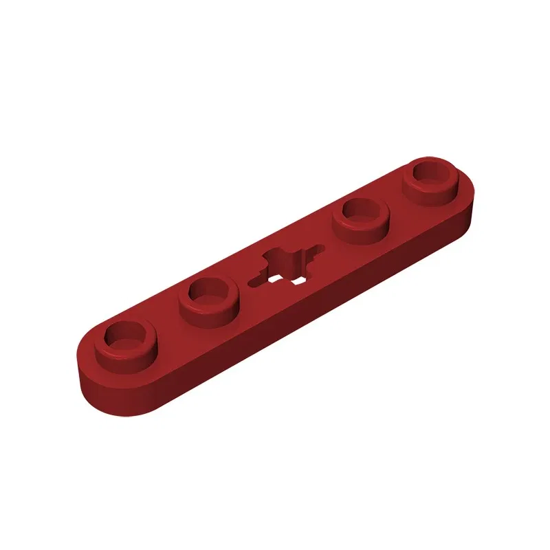Color: Dark Khaki - Gobricks GDS-900 Plate 2 x 4 Technical, Plate 1 x 5 with Smooth Ends, 4 Studs and Center Axle Hole compatible with lego 32124