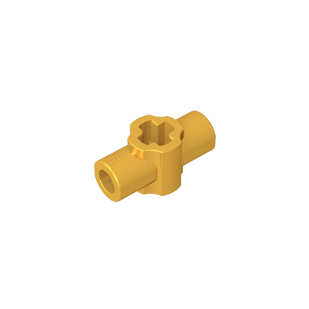 Color: Pink - Gobricks GDS-2230 Technical Axle Connector Hub with Perpendicular compatible with lego 24122 Assembles Building Blocks