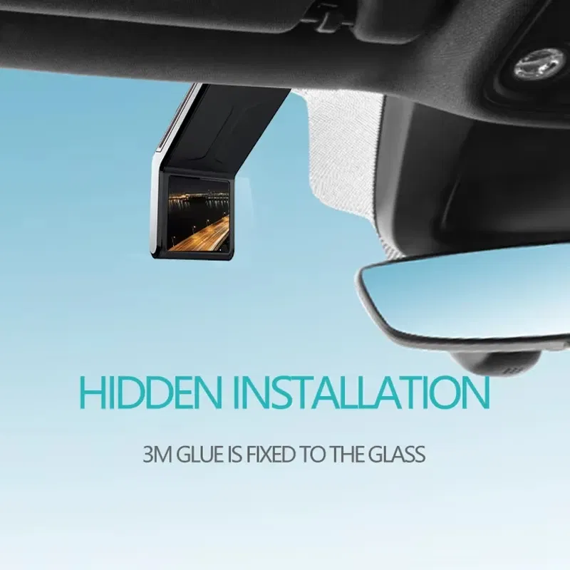 Honsoee HU800 Car DVR Dash Cam 4G Hidden Rearview Mirror 1080P WiFi Dashcam Dual Lens APP GPS Video Recording Two Dash Camera