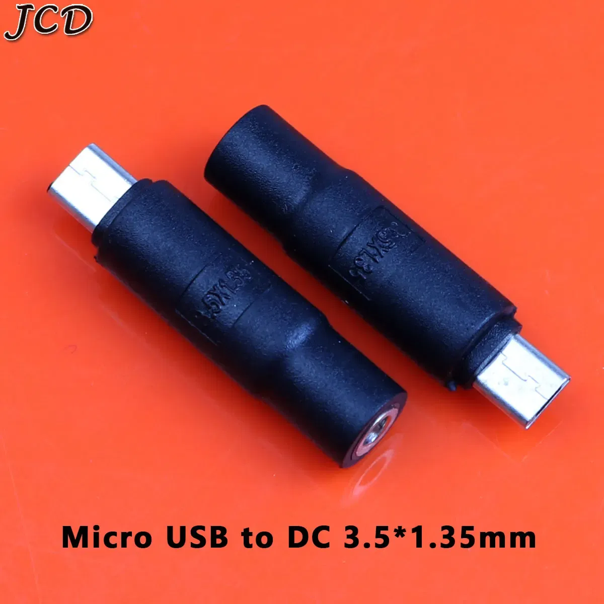 Color: Dark Grey - JCD 1pcs 3.5x1.35 4.0x1.7mm DC Power Female to Micro USB 2.0 Male Plug Connector Adapter for Smartphone Tablet Charger Converter