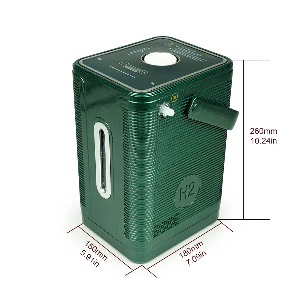 Color: Rose Red - Suyzeko 300 450ML Hydrogen Inhalation Machine Hydrogen Water Inhaler Oxygen Generator H2 Therapy Breathing Inhalers Nebulizer