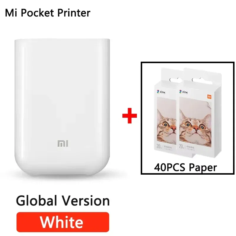 color: green, Ships From: CHINA - Top Global Version Portable Pocket Photo Printer 300dpi Bluetooth-compatible DIY Share Smart Mobile Mini AR Printer