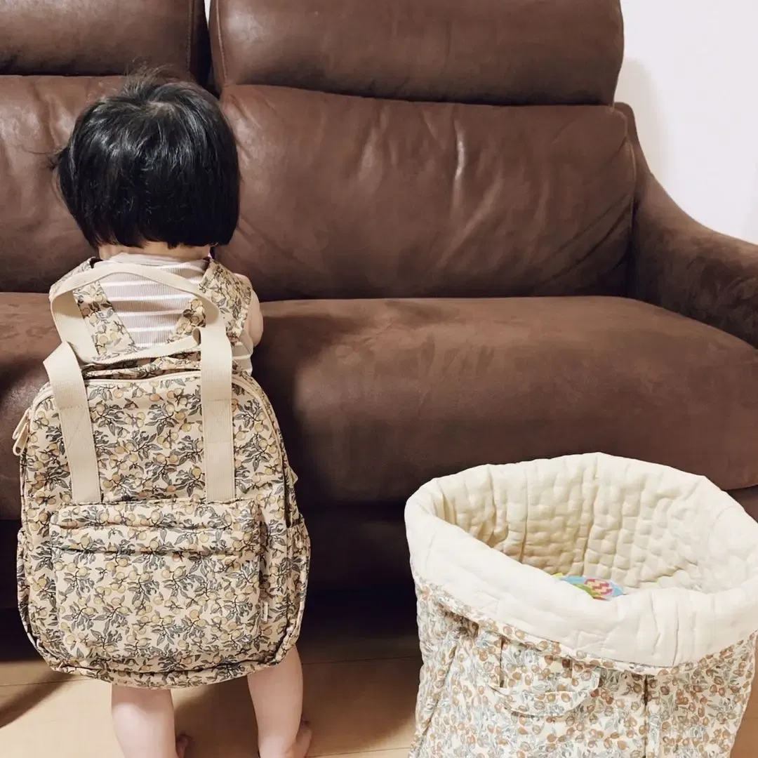 Color: Silver - KS Baby Backpack Kids Schoolbag Kindergarten Bags Brand Cherry Lemon Children's Boys Girls Mom Traveling Storage Bag Wholesale