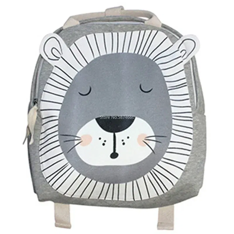 Color: Clear - Children Backpack Toddler Kids School Backpack for Baby Kids Cute School Bag Boy Girl Light Bag Rabbit Butterfly Lion Bag