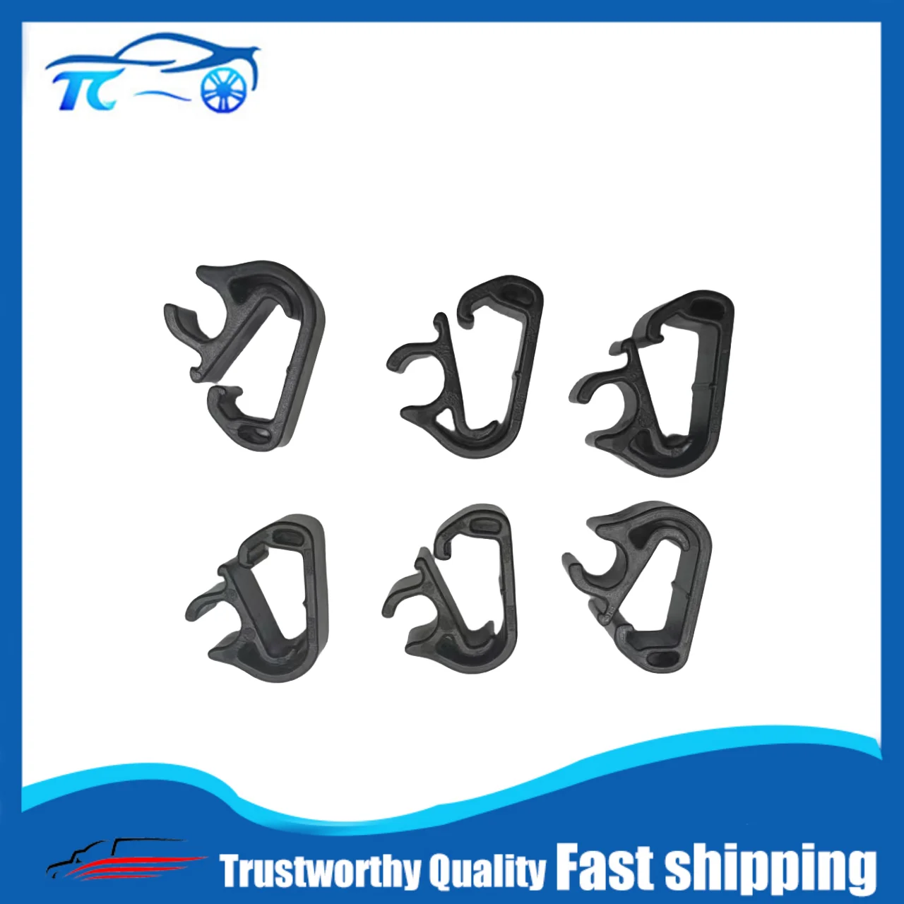 Color Name: black - 1617040080 Wiper Arm Spray Pipe Buckle FOR Peugeot 3008 (P84) 5008 (P87) Brand New 408X Citroen c5AIRCROSS C5X