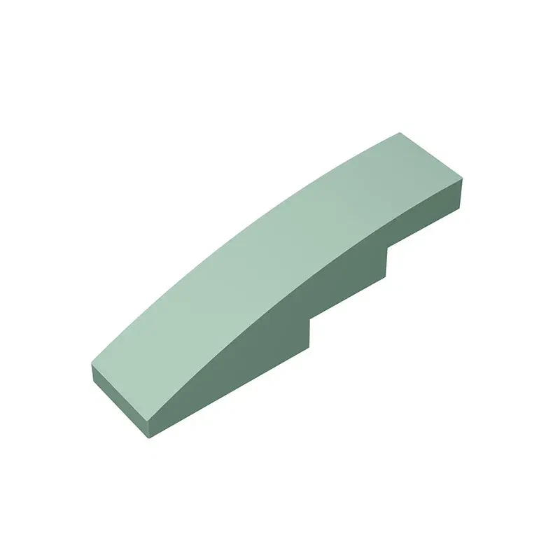 Color: black - Gobricks GDS-658 Slope, Curved 4 x 1 compatible with lego 11153 61678 pieces of children's DIY Educational Building Blocks