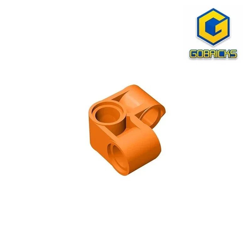 Color: WHITE, Ships From: CN - Gobricks GDS-993 Technical, Pin Connector Perpendicular 2 x 2 Bent compatible with lego 44809 pieces of children's DIY