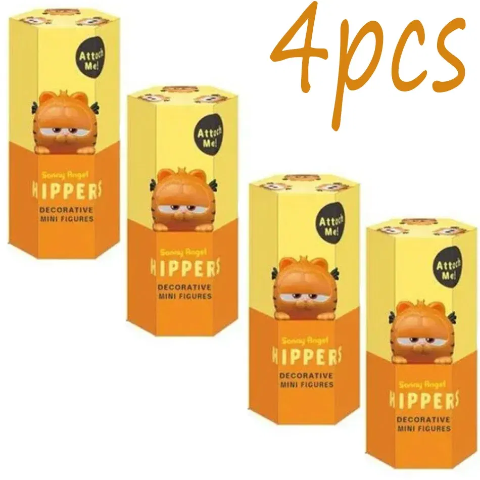 Color: Gold - Nieuwe Garfield Sonny Angel Blind Box Capybara Anime Figuren Ornamenten Poppen Fans Kinderen Kerstcadeau