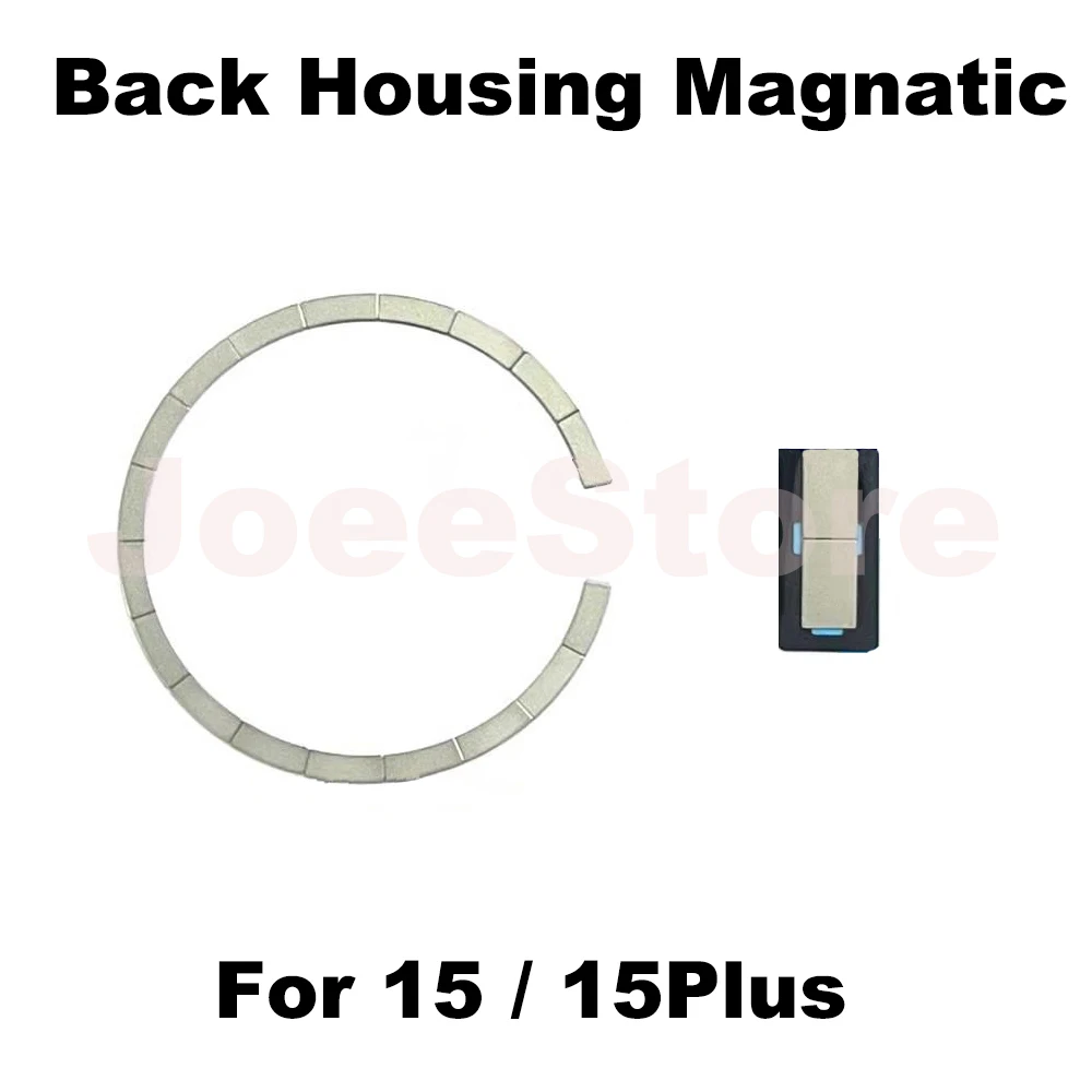 Color: dark blue, Ships From: CHINA - 2pcs Magsafe Magnetic Metal Ring For iPhone 15 12 13 14 Pro Max Mini Plus Back Housing Glass Wireless Charging Magnet Repair