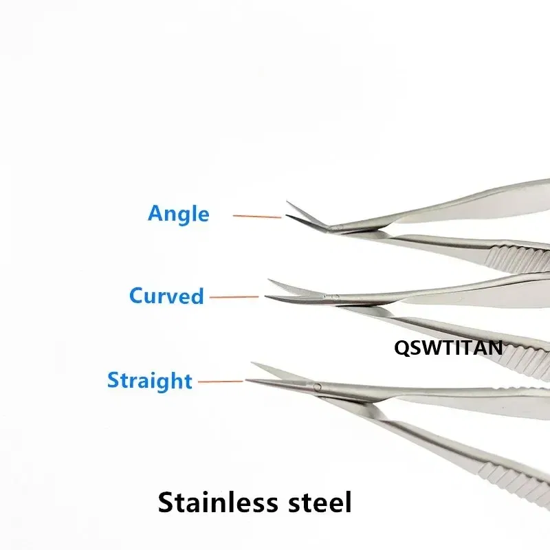 Color: Red - 8.5cm Venus scissors Ophthalmic microsurgery surgical scissors animal experiment tool