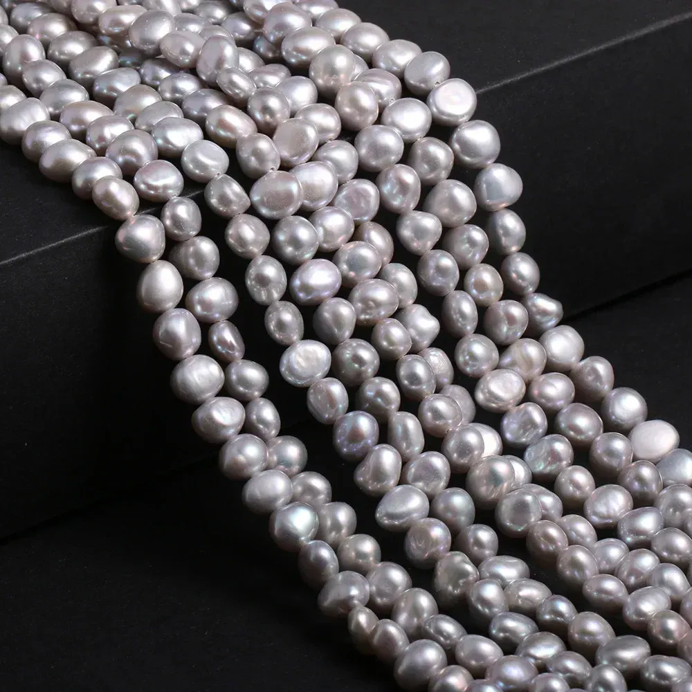 Color: NUDE, Item Diameter: 16mm - Natural Freshwater Pearl Baroque White pink Irregular Beads for Jewelry Making DIY Earrings Bracelet Necklace Accessories