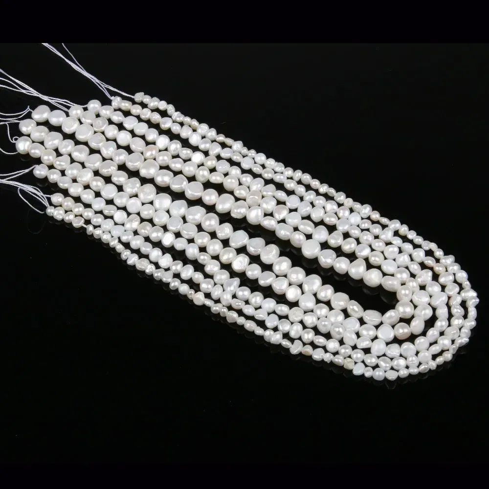 Color: NUDE, Item Diameter: 16mm - Natural Freshwater Pearl Baroque White pink Irregular Beads for Jewelry Making DIY Earrings Bracelet Necklace Accessories