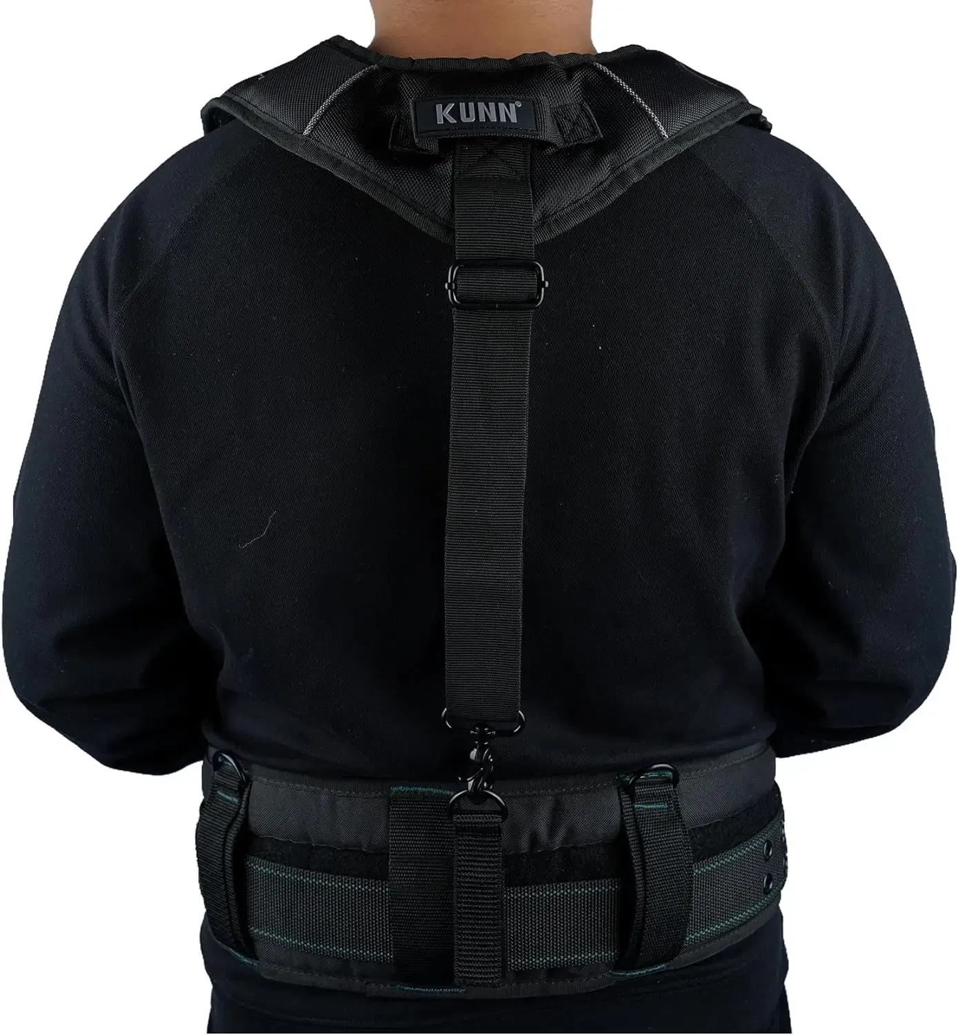Color: Blue, Ships From: CHINA - KUNN Tool Belt Suspenders,Heavy Duty 3-Points Padded Construction Work Pouch Suspender for Men with Tool Belt Loops