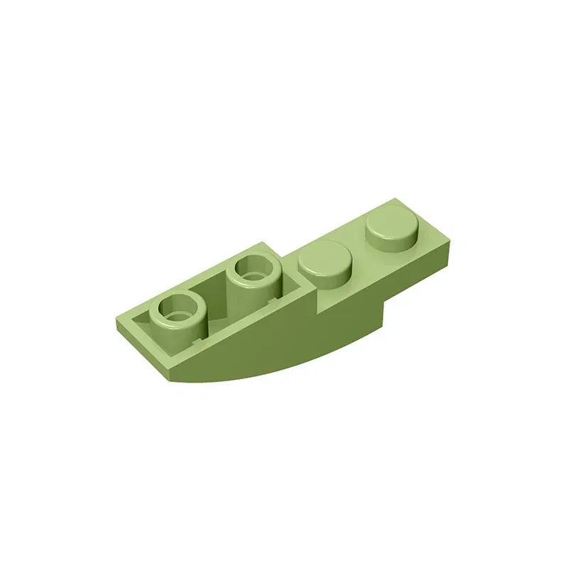 Color: NAVY - Gobricks GDS-731 BRICK 1X4X1 INV. BOW compatible with lego 13547 children's DIY Educational Building Blocks Technical