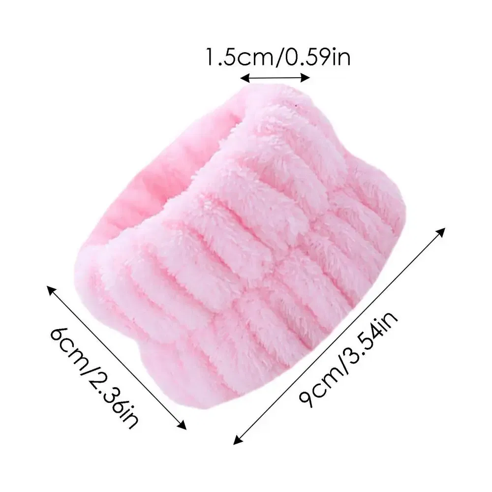 Color: Pink, Ships From: CHINA - 2pc Wrist Washing Belt Soft Microfiber Towel Wristbands For Washing Face Water Absorption Washing Prevent Wetness Wrist Washband